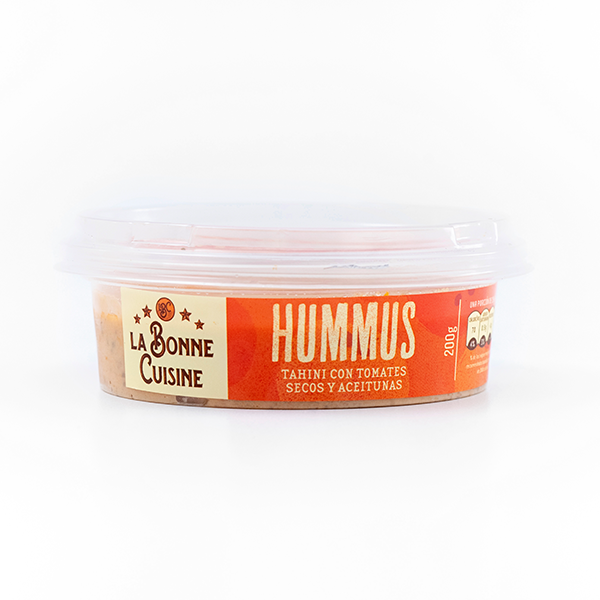 Hummus de tomates secos con aceitunas negras 200g - La Bonne Cuisine Dips